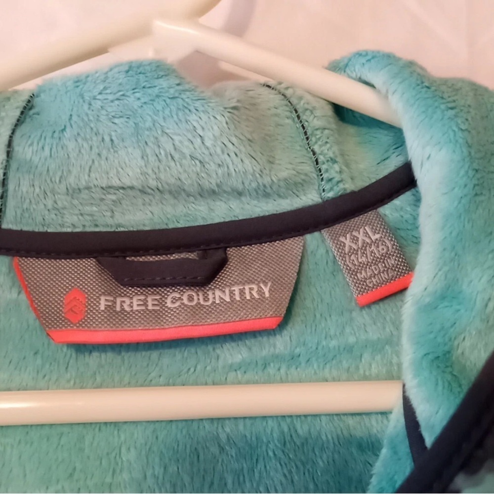 Free Country Youth Girl’s Sz XXL 14/16  Fleece Lined Long Sleeve Spring Jacket. - Picture 4 of 16